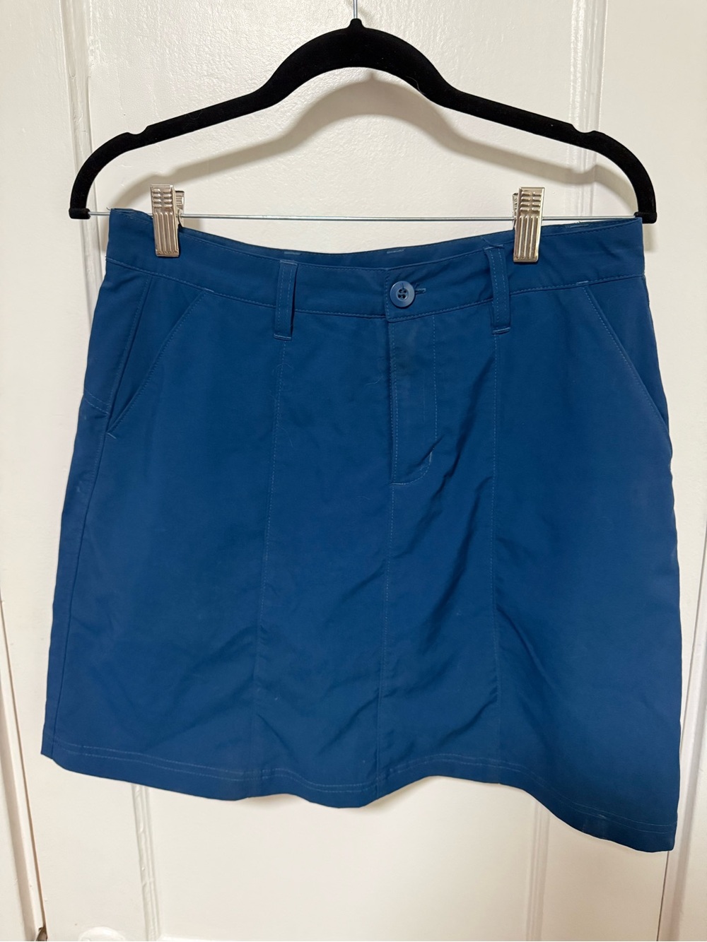 Patagonia Blue Flat-Front Women's Skirt